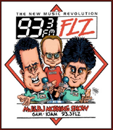 A promotional picture for the MJ Morning Show during its MJ & BJ years, illustrated by Scott Ross.