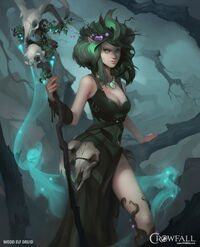 Crowfall Female WoodElf Druid