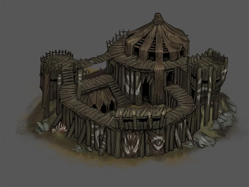 Крепость орков. Вархаммер орочья крепость. Замок орков. Лагерь орков вархаммер фэнтези. Лагерь орков вархаммер фэнтези.