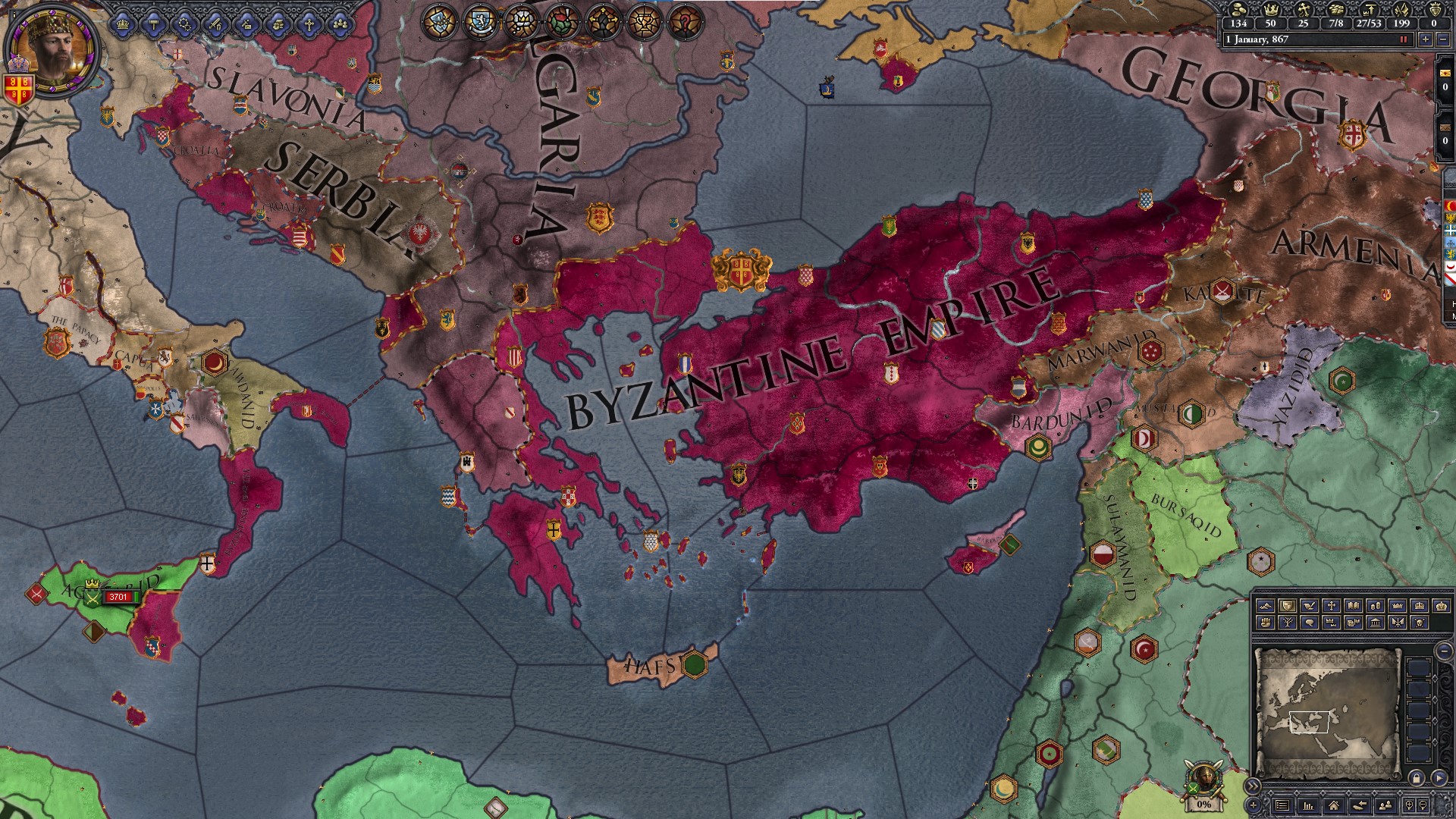 crusader kings 2 byzantine empire