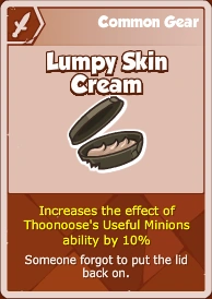 Lumpy Skin Cream | Crusaders Of The Lost Idols Wikia | Fandom
