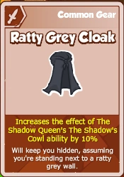 Ratty Grey Cloak | Crusaders Of The Lost Idols Wikia | Fandom