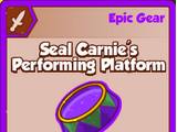 Seal Carnie's Performing Platform