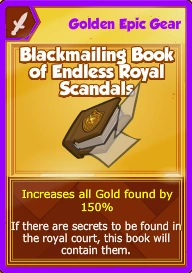 Blackmailing Book of Endless Royal Scandals (Golden Epic) | Crusaders