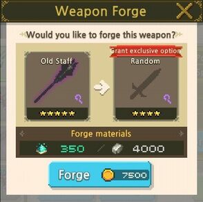 Forging old staff