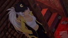 Cassie waiting for her "colleague" in an alleyway.