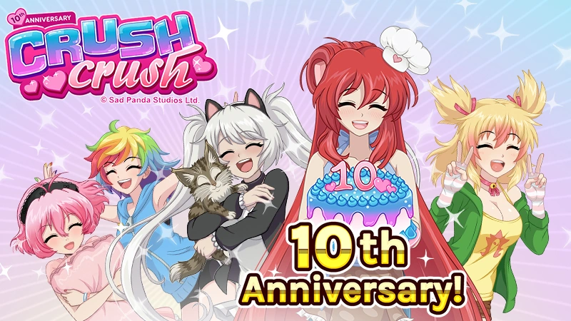 10th Anniversary Pinup | Crush Crush Wikia | Fandom