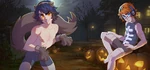 Halloween Pinup (starring Volks & Anon)