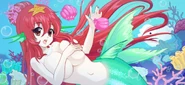 Mermaid Bonbon pinup.jpg (732 KB) Monster Girl Madness Pt.2 Event Pin-up Picture