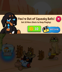 Crusoe Squeaky Ball Pop