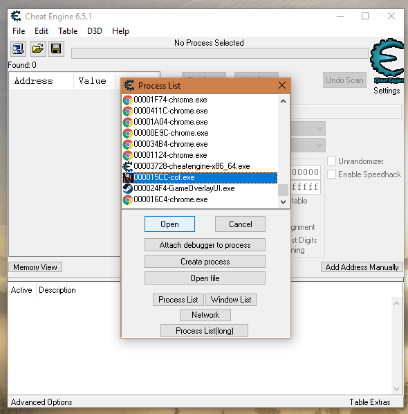 Cheat Engine :: View topic - Cheat engine is not responding