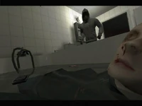 Simon's character model at an early stage of development.