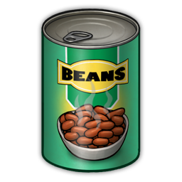 can of beans clipart