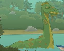 The Loch Ness Monster in the online game Poptropica