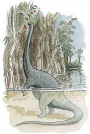 Mokele-mbembe feeding, Philippe Coudray