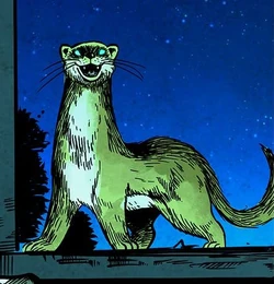 The huáng yāo as depicted in The Legendary Yellow Demon of Xianshan.