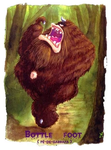 Illustration of the pé de garrafa by an unknown artist.