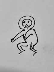 Sketch by an eyewitness