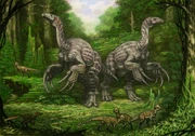One witness compared the animal he saw to Therizinosaurus (CC BY 3.0).