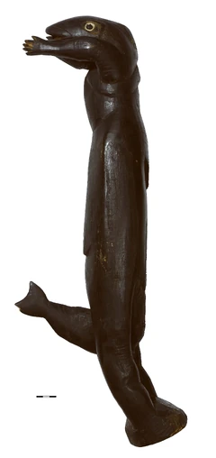 Niuhi carving by Juan Tepano (1934) at the Musées Royaux d'Art et d'Histoire, Brussels.