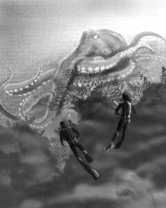 Giant octopus, William Rebsamen