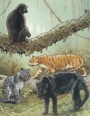 The isnachi, and other Peruvian cryptids investigated by Peter Hocking, as depicted by Peter Visccher