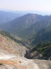 Ape Canyon in broad daylight