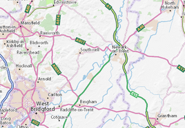 Fiskerton map