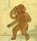 An Islamic jinn from Muḥammad al-Qazwīnī‘s “