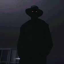 shadow people hat man