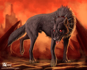 Hell hound by Azany