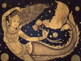 Asian Mermaids (Matsyāṅganā and Ningyo)