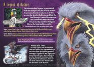 (Back) The Thunderbird from Weird N Wild "Monsters of the Mind" - Card 10