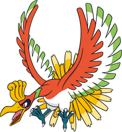 Ho-Oh from Pokémon