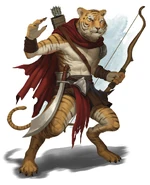 Dungeons and Dragon's depiction of a weretiger
