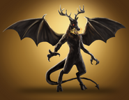 Drawing of a Jersey Devil found on a video from Sir Spooks.