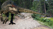 an Allosaurus