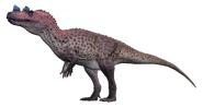 A transparent photo of a ceratosaurus from "The Isle"