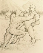 Sasquatch fight