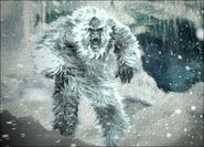 A picture of the Yeti from Animal Planet's Lost Tapes