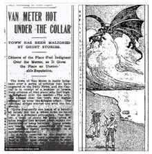 Van meter visitor newspaper