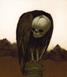 Illustration of an Útburð.