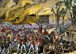 Burning of washington