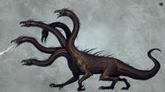 The Greek Hydra, a similar creature