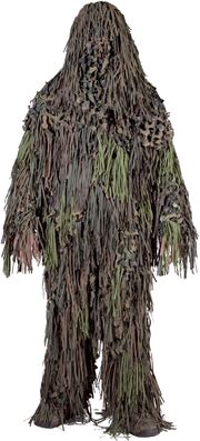 A Ghillie suit, a possible explanation for the Slieveanorra Gruagach photo