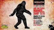 Promotional poster for Undead Nightmare Sasquatch