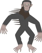 Spiny backed chimpanzee by daizua123-daje9xy.jpeg (59 KB) Artist's interpretation