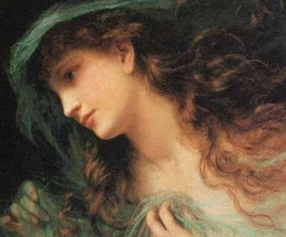 Sophie Gengembre Anderson - Head of a Nymph