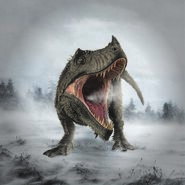 Modern illustration of the Partridge Creek Monster.