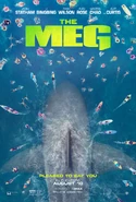 Poster for the Horror/Action movie The Meg